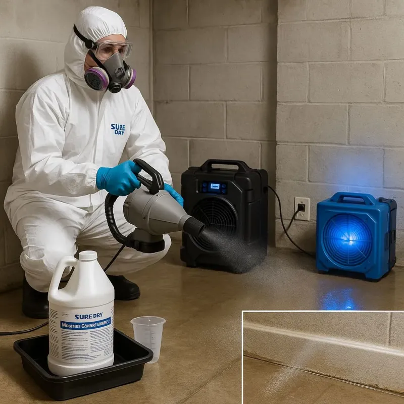 Sanitization and Odor Removal process in Ahoskie, NC