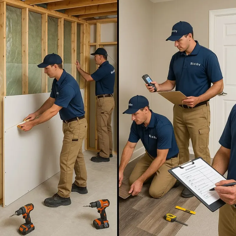 Repairs and Reconstruction process in Ahoskie, NC
