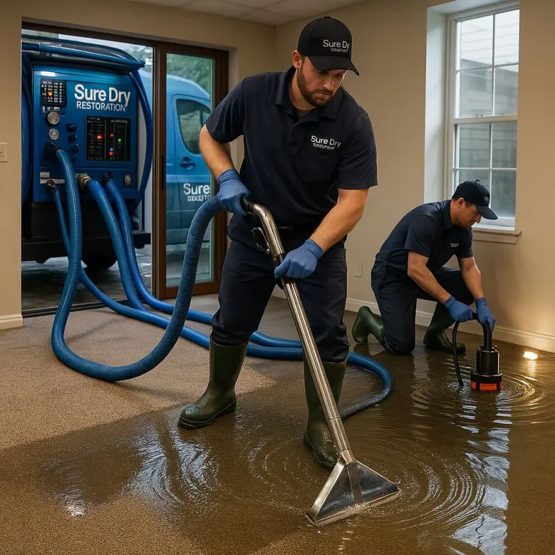 Water Extraction and Removal process in Ahoskie, NC
